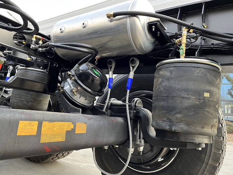 3 axles skeleton semi trailer